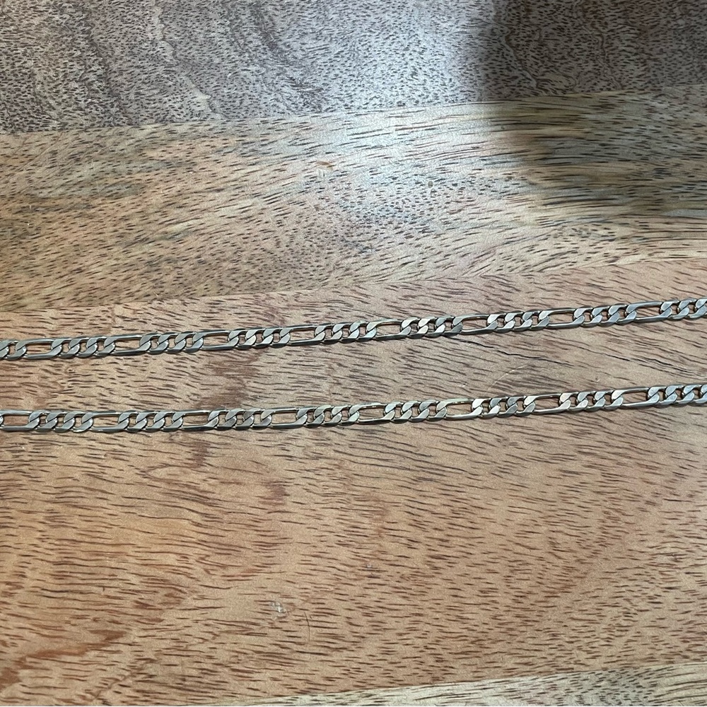 23in Gold Plated Figaro Chain
